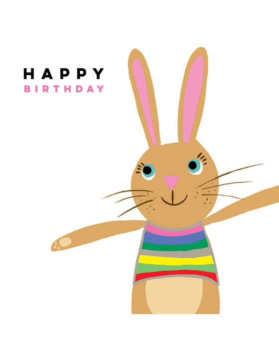 Waterlyn Janie Wilson Bunny Card