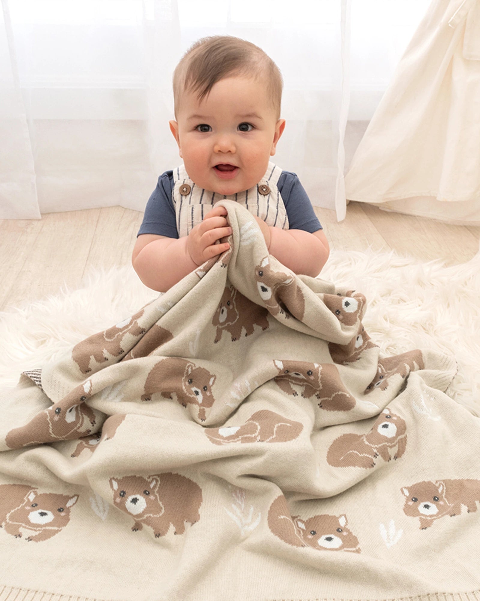 Baby blanket size store australia