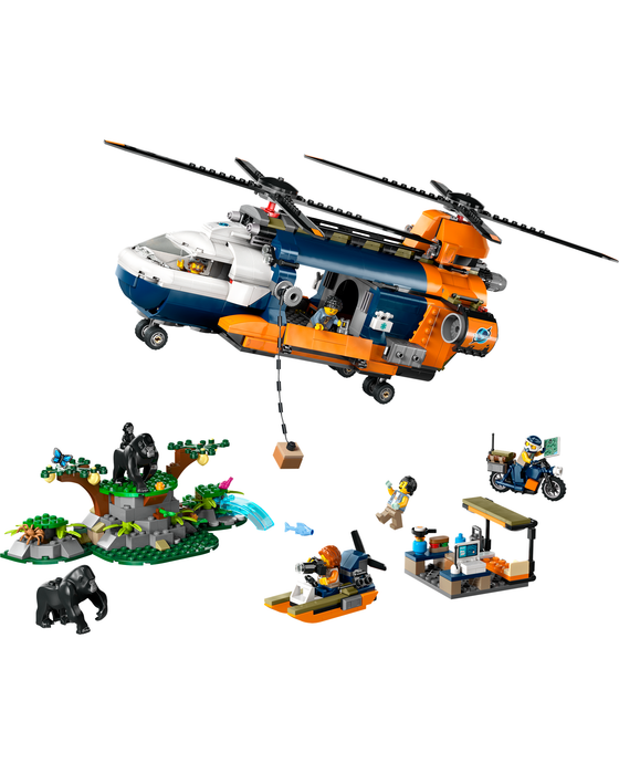 60437 Jungle Explorer Helicopter at Base Camp