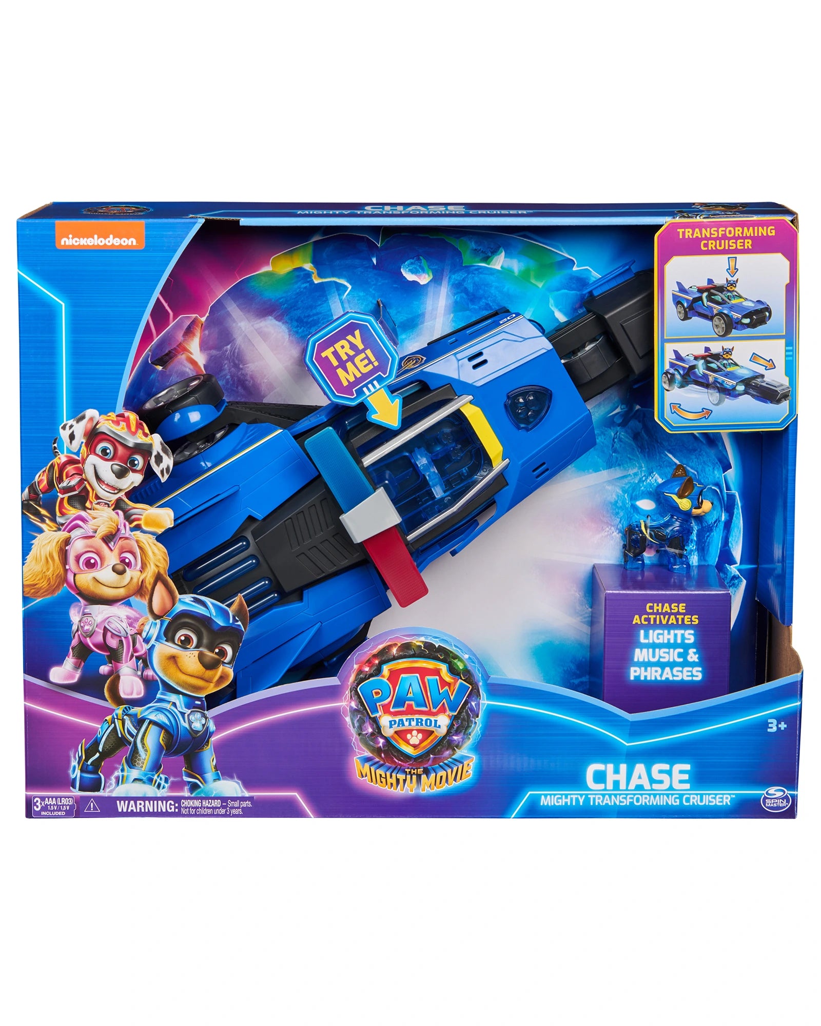 PAW Patrol The Mighty Movie Chase Mighty Transforming Cruiser