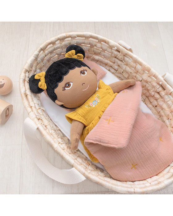 Doll moses sales basket with bedding