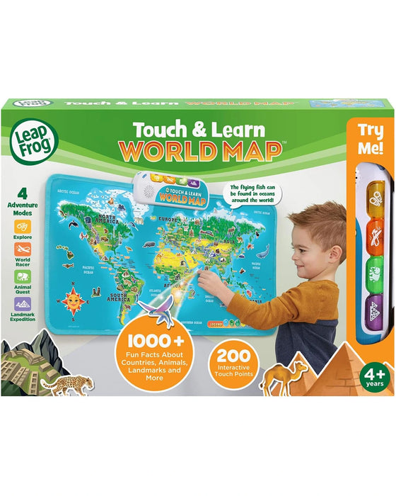 Leap Frog Interactive World Map