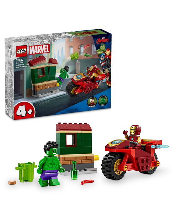 76287 Iron Man with Bike and The Hulk