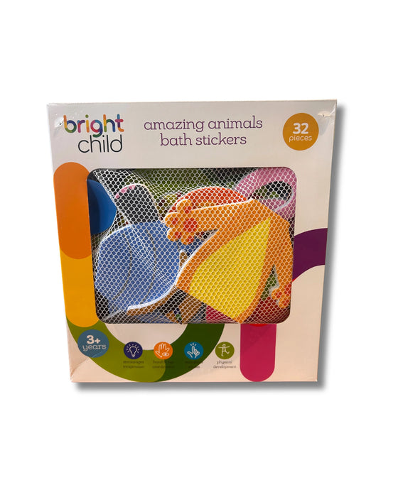 Bright Child Amazing Animals Bath Stickers