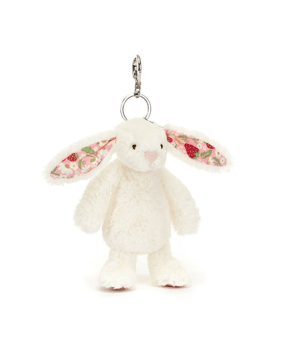 Jellycat Bashful Cream Berry Bag Charm