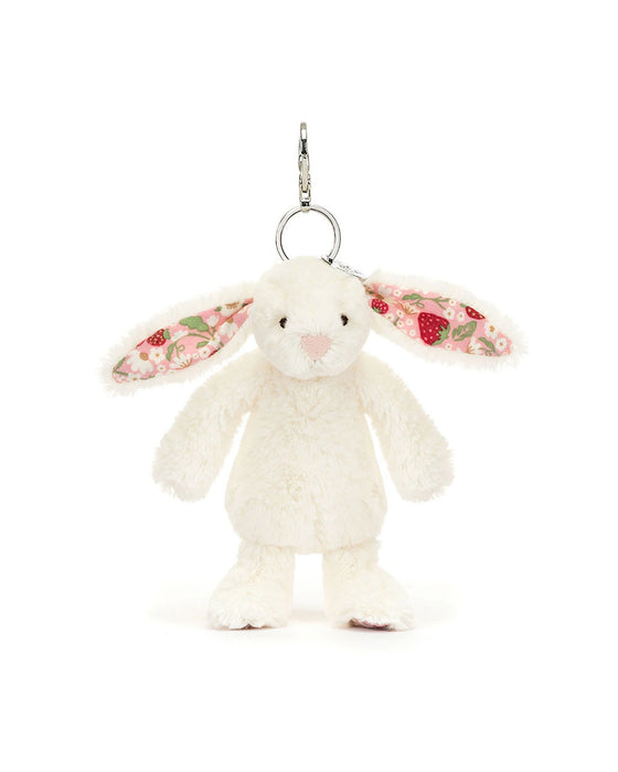 Jellycat Bashful Cream Berry Bag Charm