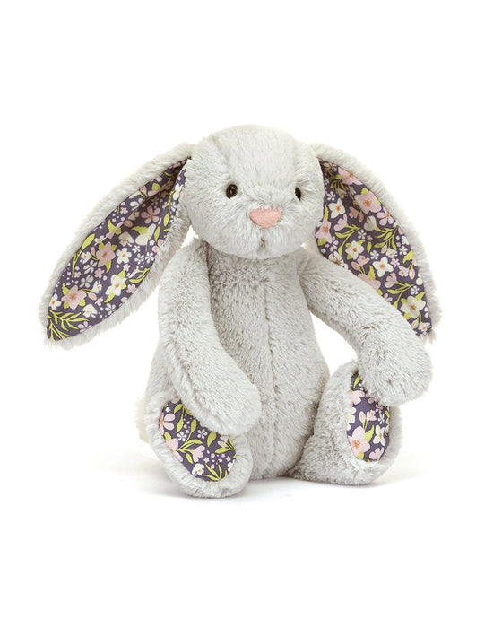 Jellycat Bashful Bunny Silver Bloom Small