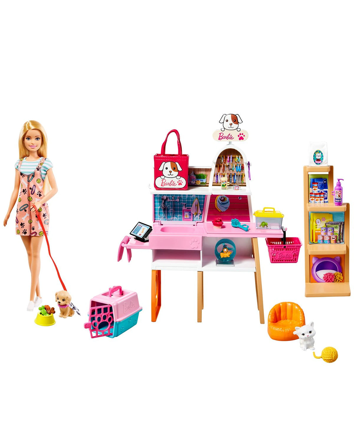 barbie doll play set