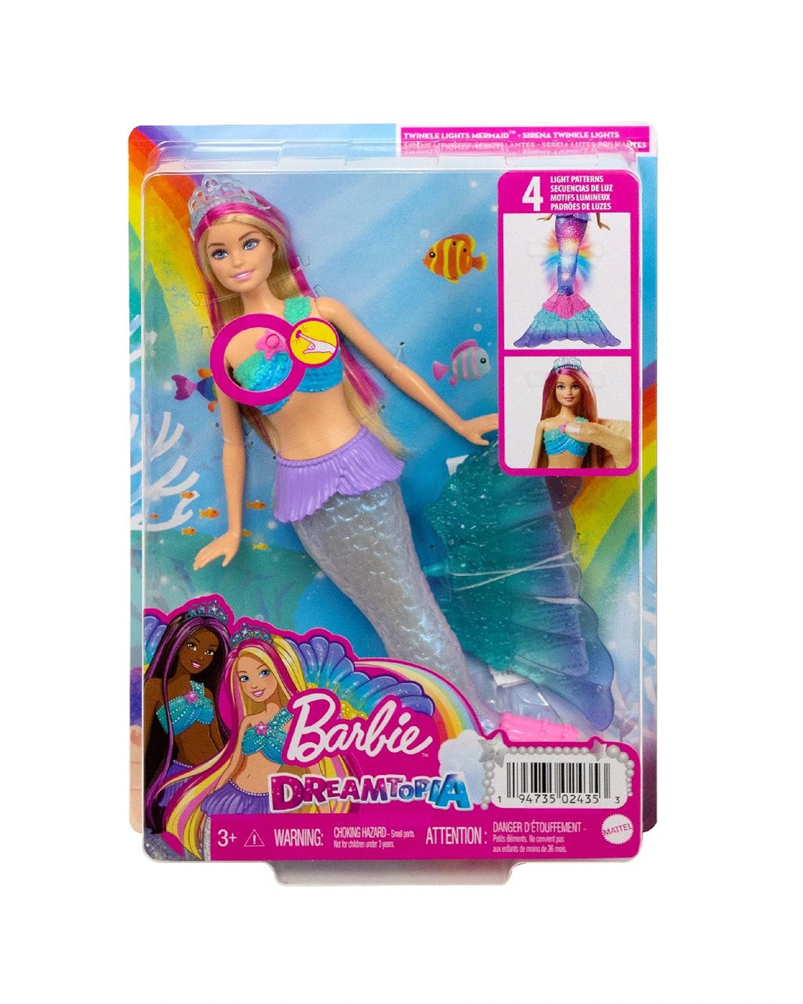 Barbie Dreamtopia Twinkle Lights Mermaid Doll Kidstuff