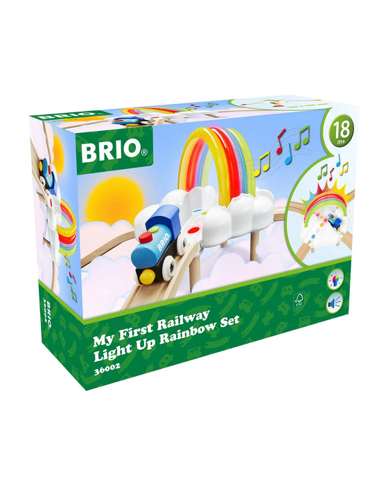 Brio My First Rwy Light Up Rainbow Set 11 Pieces