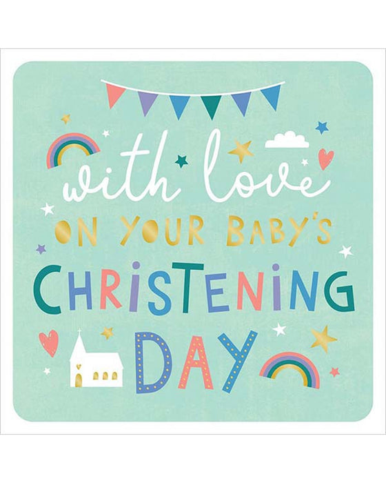 Waterlyn Davora Christening Card