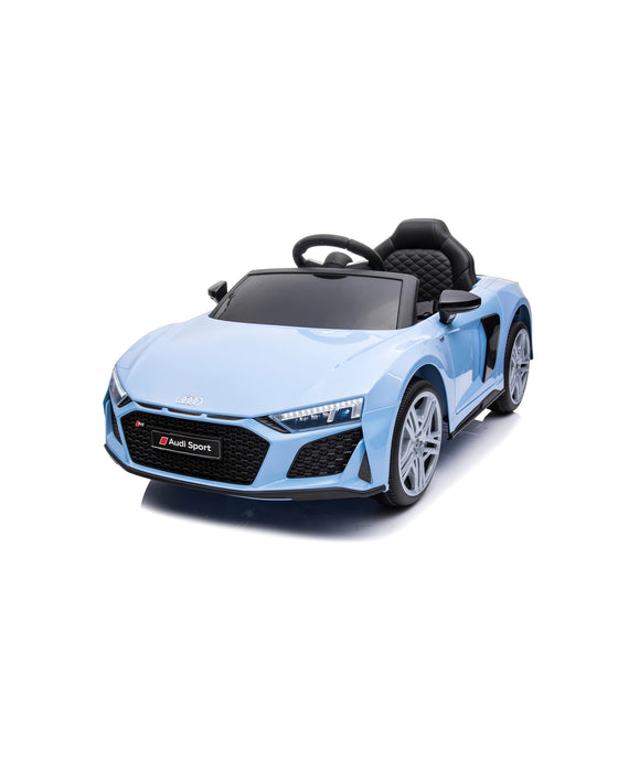 Kidstuff Audi R8 Spyder Ride-Light Blue With RC/Pedal Switch