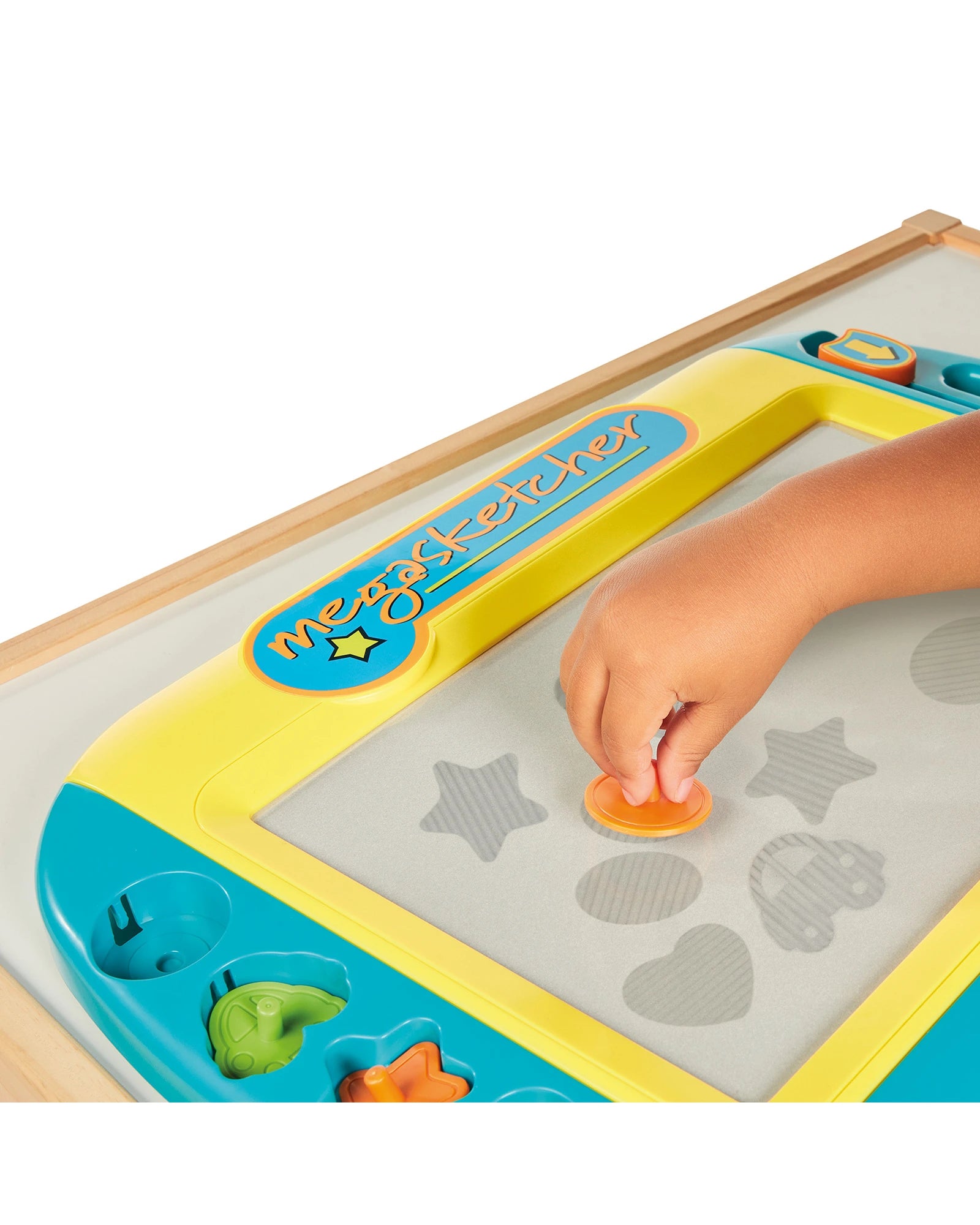 Tomy Megasketcher Motorised Magnetic Drawing Board Kids 3y+