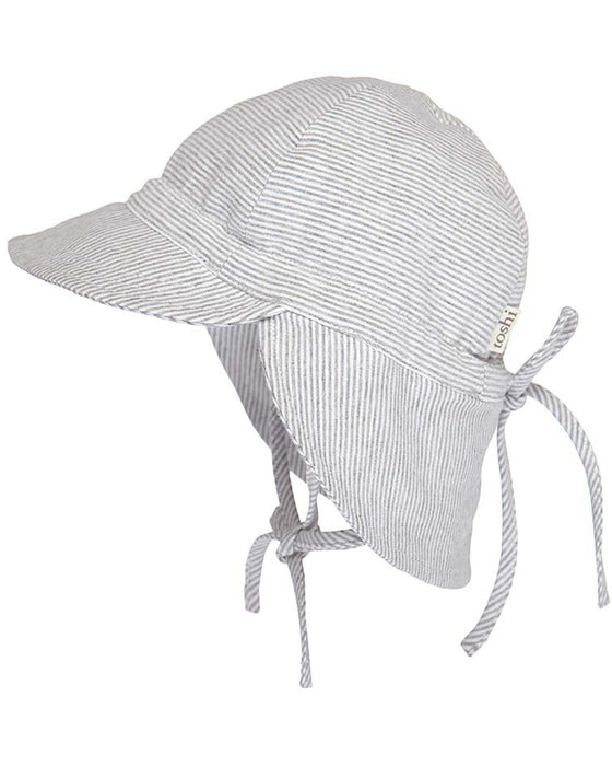 Toshi Flap Cap Baby Dove