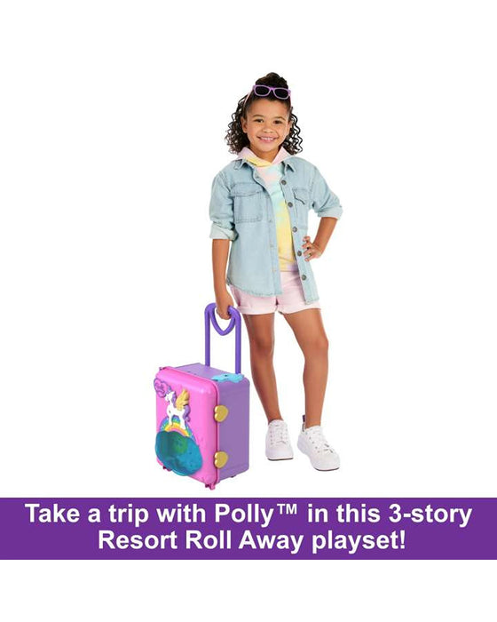 Polly Pocket Pollyville Resort Roll Away