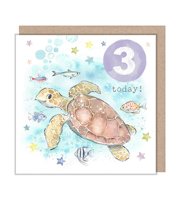 Waterlyn Paper Shed Turtle And Fish Age 3