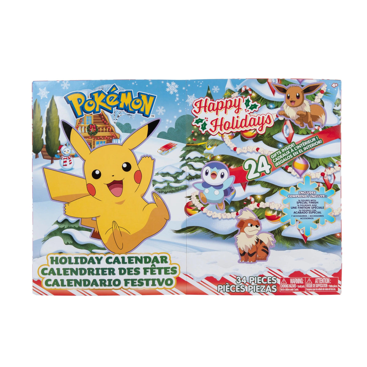 Jazwares Pokemon 2023 Countdown to Halloween Calendar Battle