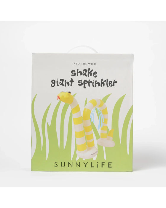 Sunnylife Snake Giant Sprinkler Into the Wild Yellow