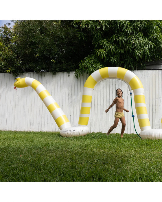 Sunnylife Snake Giant Sprinkler Into the Wild Yellow