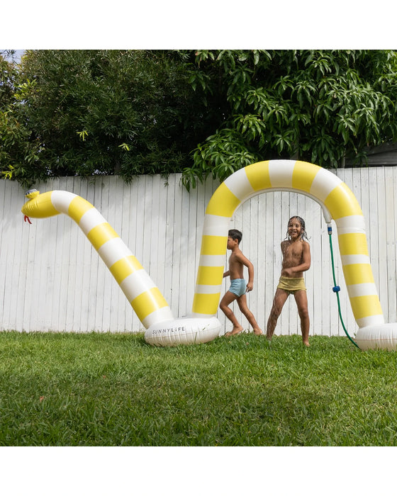 Sunnylife Snake Giant Sprinkler Into the Wild Yellow