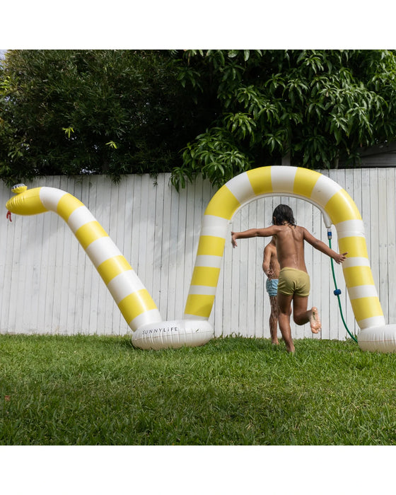 Sunnylife Snake Giant Sprinkler Into the Wild Yellow