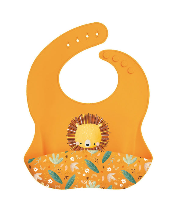 Sassi Silicone Bib Chompy The Lion