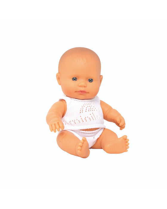 Miniland Baby Doll Caucasian Boy 21cm