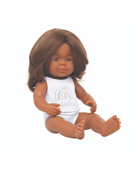 Miniland Baby Doll Aboriginal Girl 38Cm