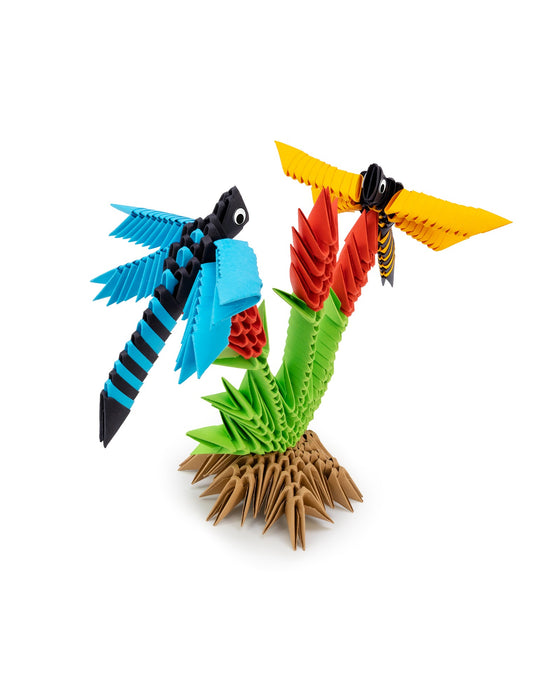 Origami 3D Dragonflies