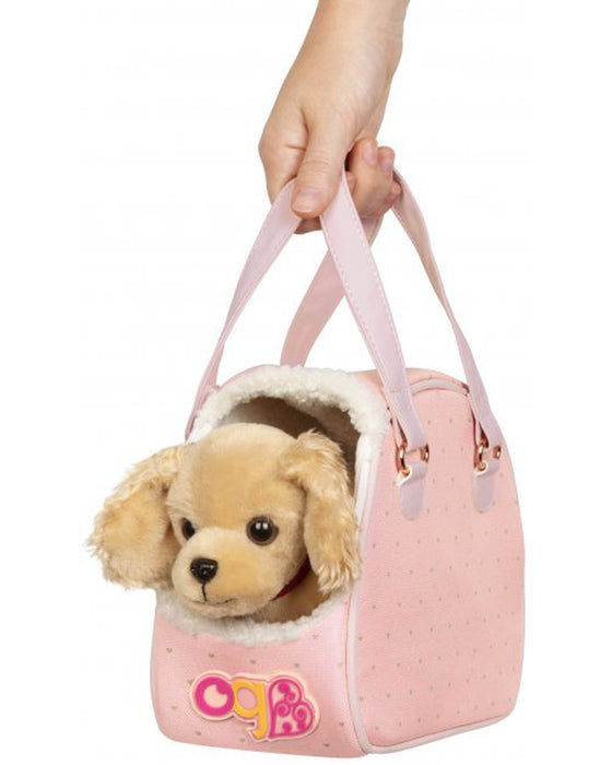 Our Generation 6 Inch Cocker Spaniel Pup with Bag and Accessories