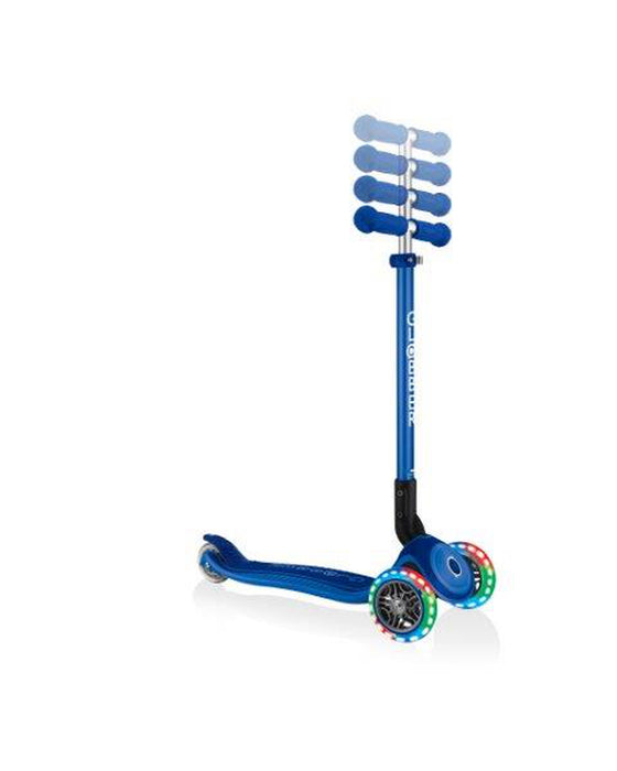 Globber Primo Foldable Plus Lights - Navy