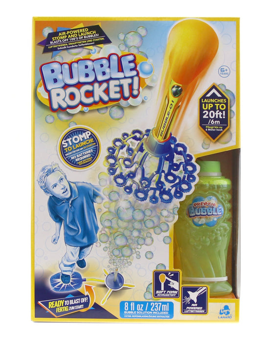 Lanard Bubble Rocket with 8oz Bubble Solution