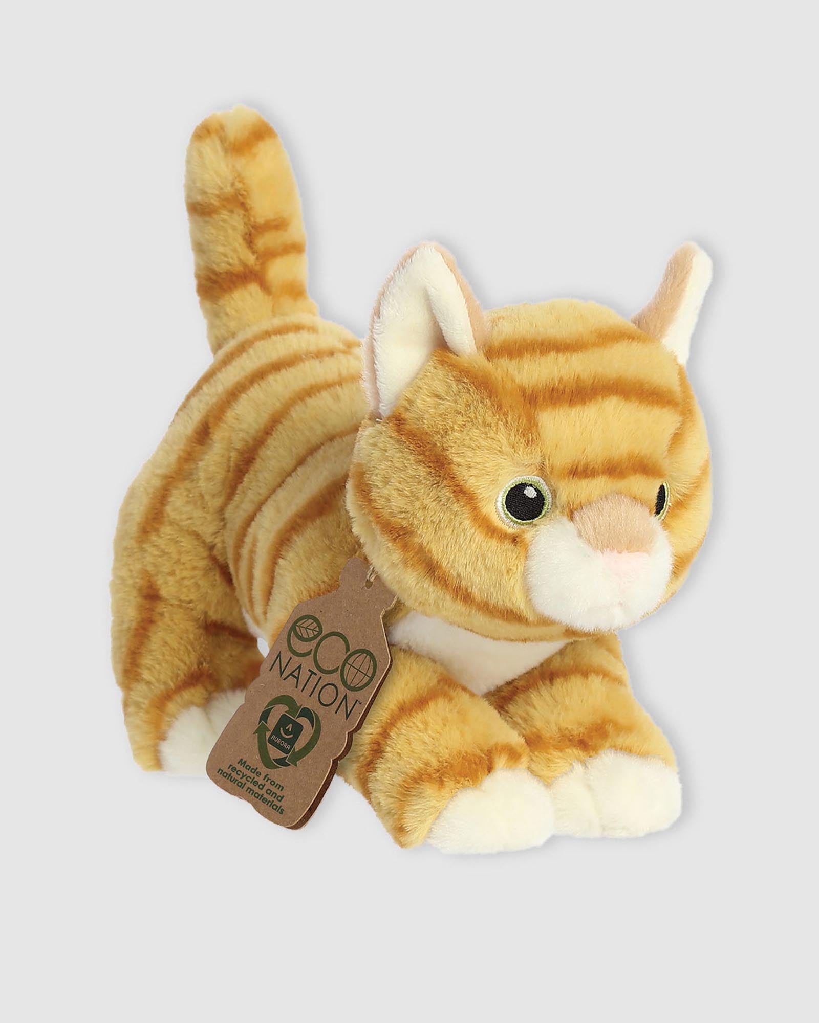 Orange shop stuffed cat