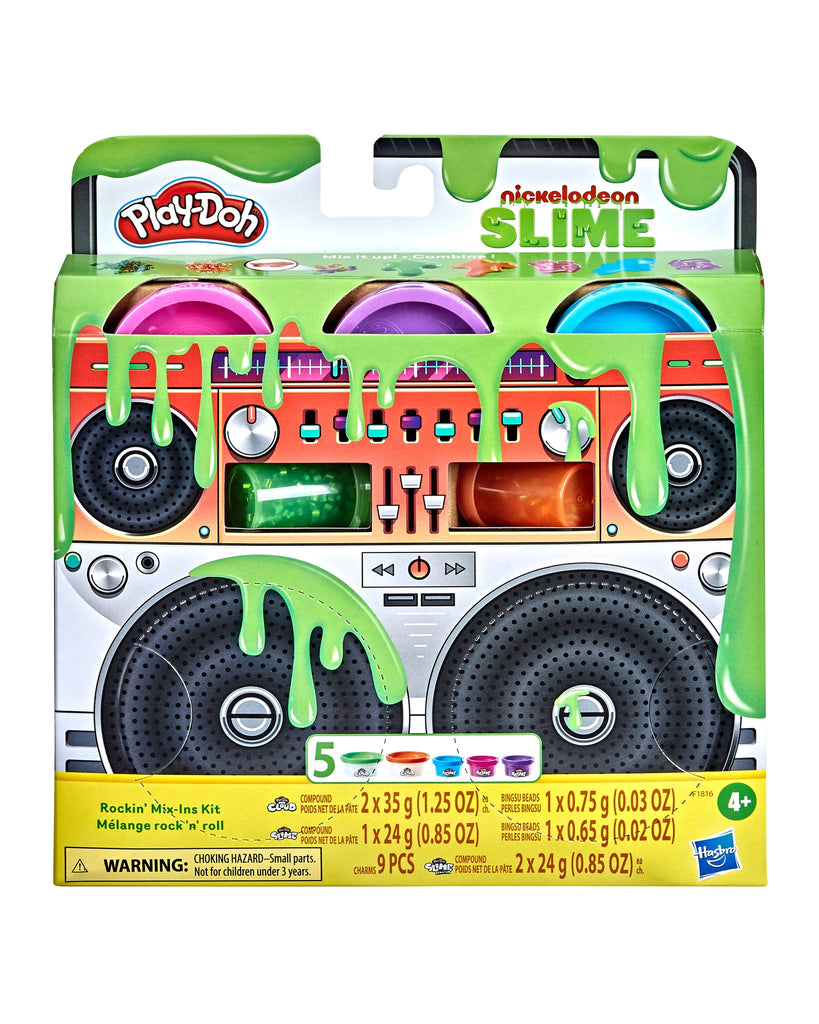  Play-Doh Nickelodeon Slime Rockin' Mix-ins Kit for
