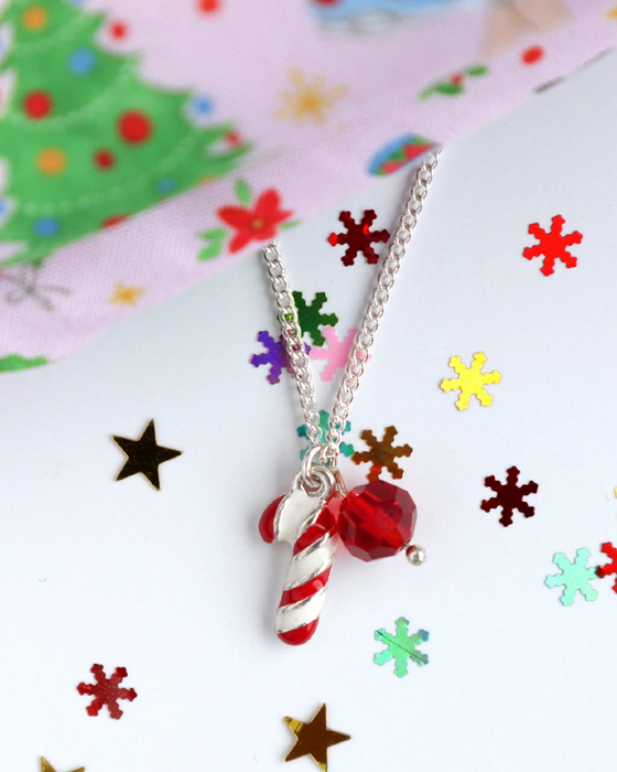 Lauren Hinkley Christmas Candy Cane Necklace