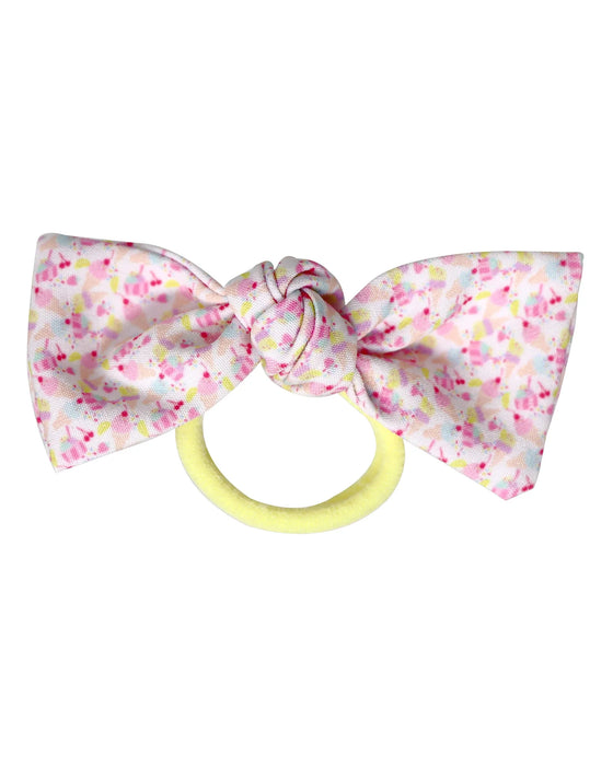 Pink Poppy Elastic Sweet N Cute Knotted Bow