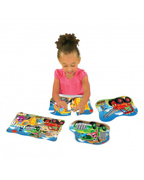 The Learning Journey My First Puzzle Sets 4InABox Puzzles Monster Trucks